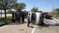 Kırıkkale'de Yolcu Minibüsü Devrildi Açıklaması 7 Yaralı Haberi