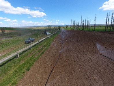 Kütahya'daki 53 Bin Dekarlık Alanda Sulu Tarım