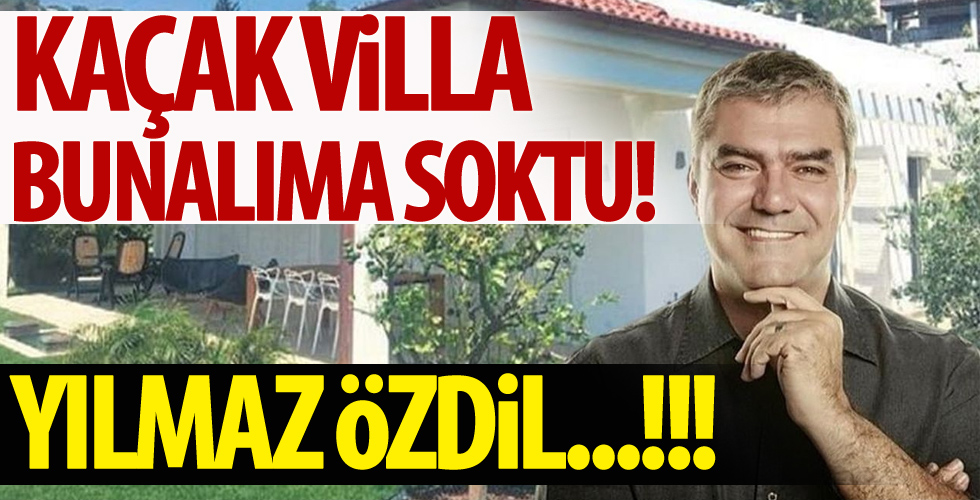 Yılmaz Özdil kaçak villa skandalı sonrası...
