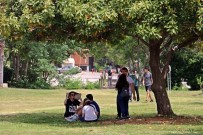 4 Saatlik İzne 35 Derecede Yakalandılar, Soluğu Ağaç Gölgelerinde Aldılar