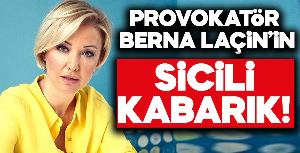 Provokatör Berna Laçin'in sicili kabarık!