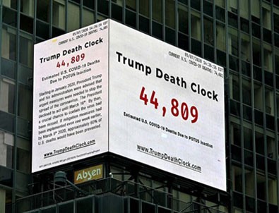Times Meydanı'nda Trump'ın ölüm saati!