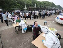 ÇİN - Wuhan'dan inanılmaz görüntüler! Kuyruğun sonu yok!