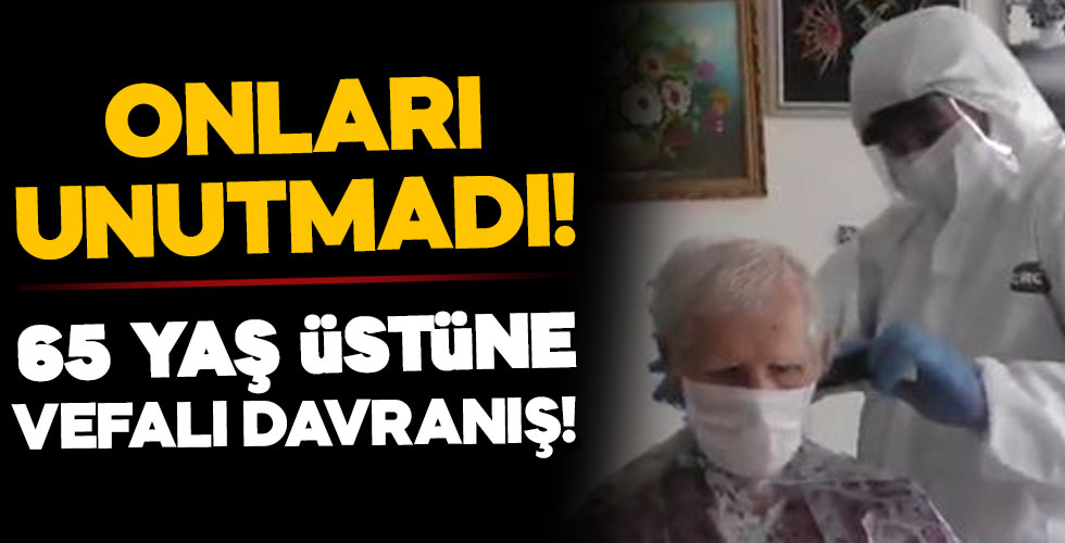 65 yaş üstüne vefalı davranış!