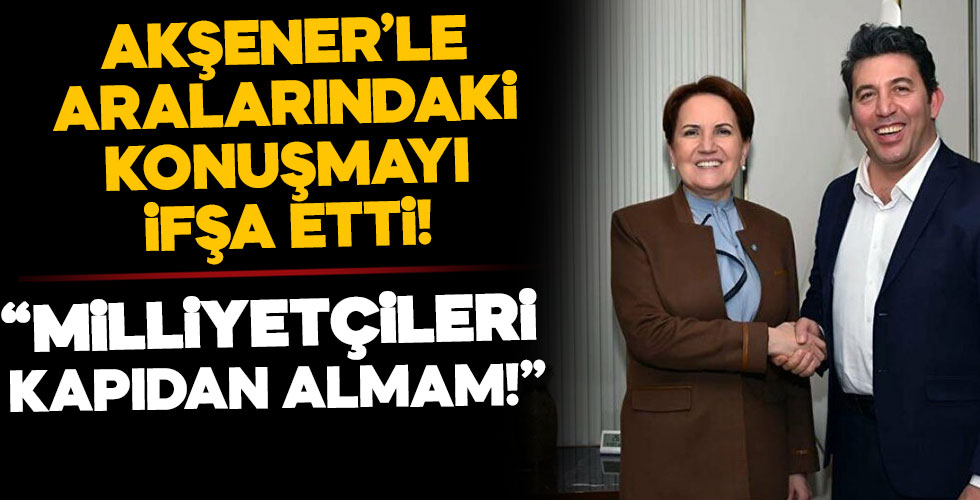 Emre Kınay Akşener'le aralarındaki konuşmayı ifşa etti