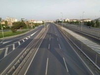 İstanbul'da D-100 Karayolu İle 15 Temmuz Köprüsü Boş Kaldı