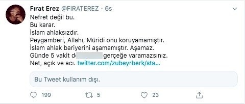 İslamiyet ve Hz. Muhammed'e hakaret eden provokatör Fırat Erez gözaltına alındı