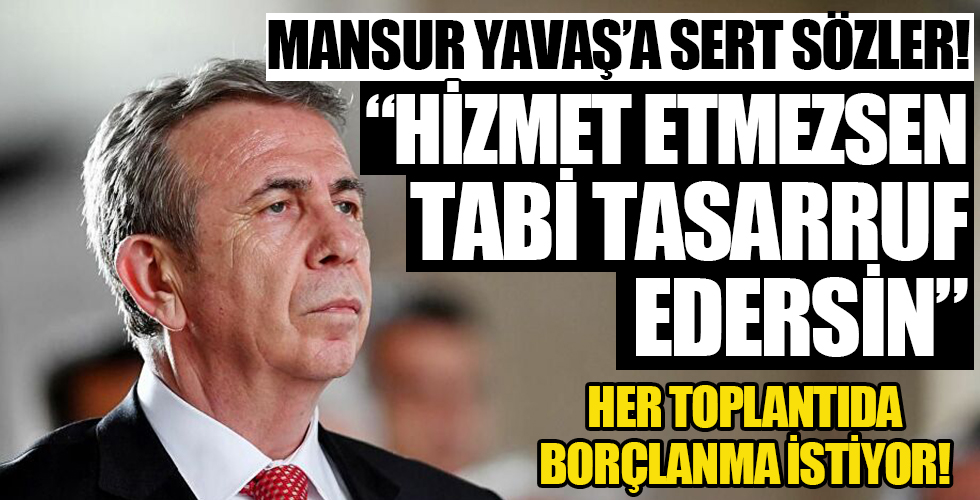 Fatih Ünal'dan Mansur Yavaş'a sert sözler! 'Mazereti bırak iş yap'