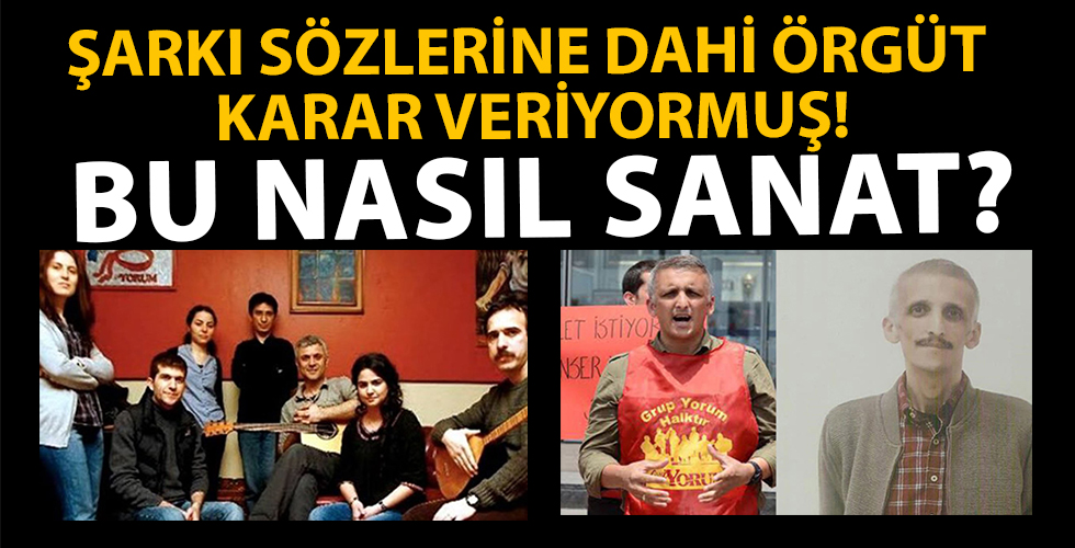 Grup Yorum'un şarkı sözlerini bile DHKP-C onaylıyormuş!