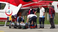 Kalp Krizi Geçiren Şahıs Ambulans Helikopterle Hastaneye Yetiştirildi Haberi