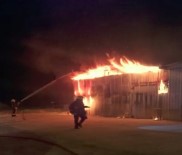 Mobilya Atölyesinde Patlama Sonrası Korkutan Yangın