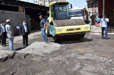 Bağlar'da Yol Yapım Çalışmaları Devam Ediyor