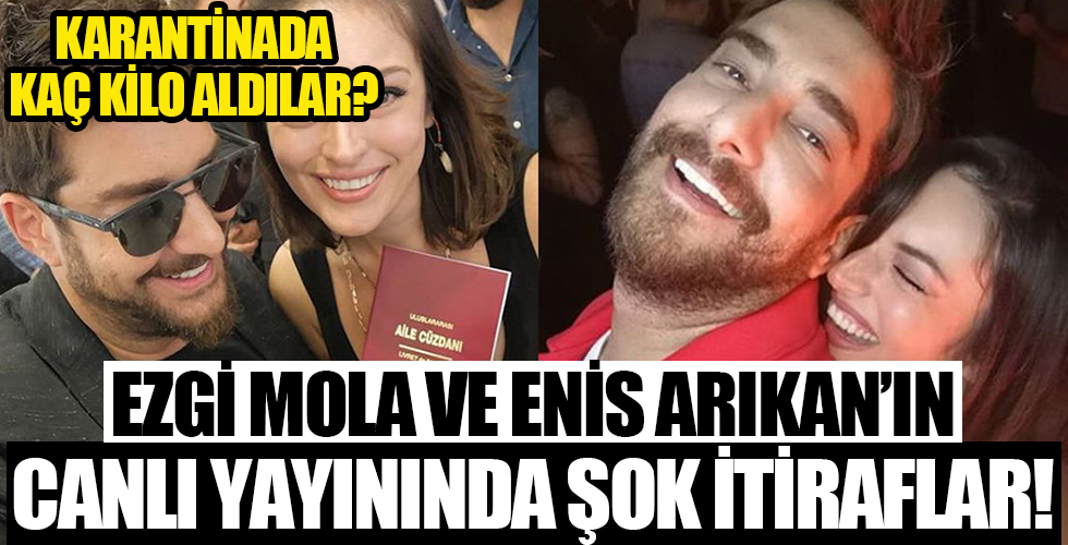 Ezgi Mola ile Enis Arıkan canlı yayınında itiraflar havada uçuştu!