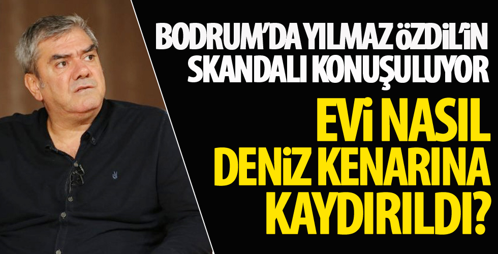 Bodrum'da Yılmaz Özdil'in skandalı konuşuluyor