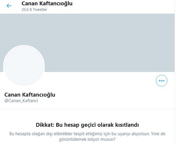 Canan Kaftancıoğlu'nun hesabı kısıtlandı!