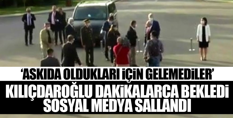 CHP'li vekiller Kılıçdaroğlu'nu dakikalarca bekletti...