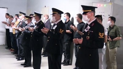 Afyonkarahisar'da Tabancasının Kazara Ateş Alması Sonucu Vefat Eden Uzman Çavuş İçin Tören Düzenlendi