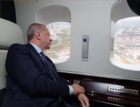 KAPALI ALAN - Cumhurbaşkanı Erdoğan havadan inceledi