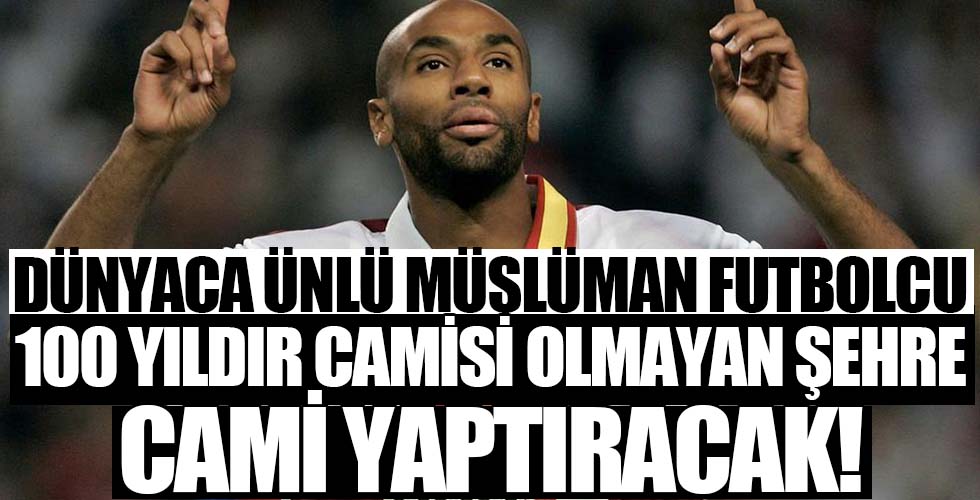 Dünyaca ünlü Müslüman eski futbolcu Frederic Kanoute, 700 yıldır camisi olmayan şehre cami yaptıracak