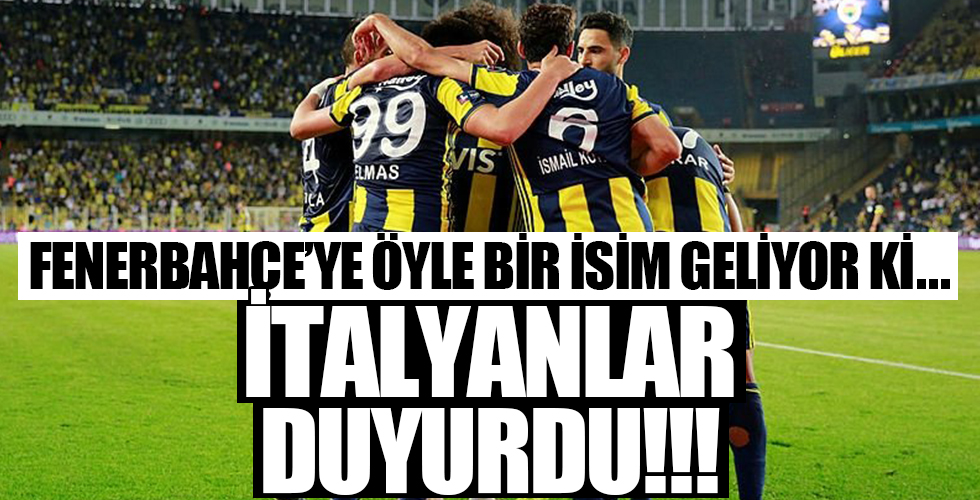 İtalyanlar duyurdu! Fenerbahçe'ye öyle bir yıldız geliyor ki...