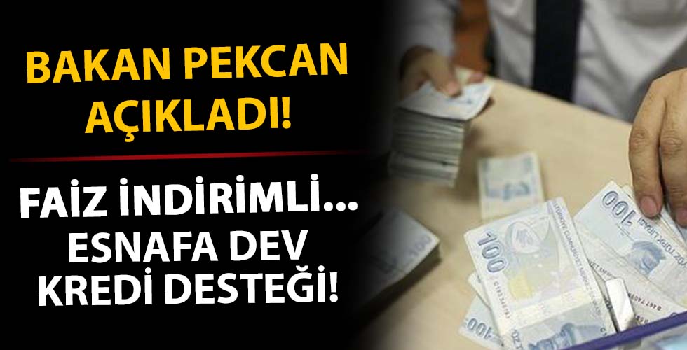 Ticaret Bakanı Ruhsar Pekcan'dan 'Esnaf Destek Paketi' açıklaması