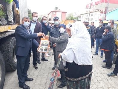 Altıntaş'ta Fidan Dağıtımı