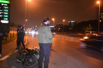 Devrilen Motosikletten Uyuşturucu Çıktı