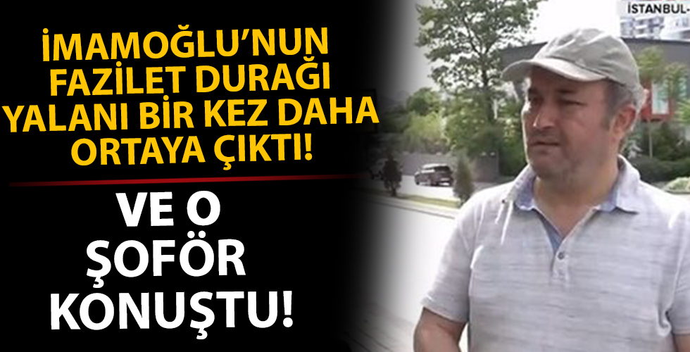 İBB'nin 'Fazilet durağı' yalanıyla ilgili o İETT şoförü konuştu!