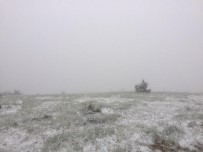 Karabük'ün Yüksek Kesimlerinde Kar Yağışı Etkili Oldu