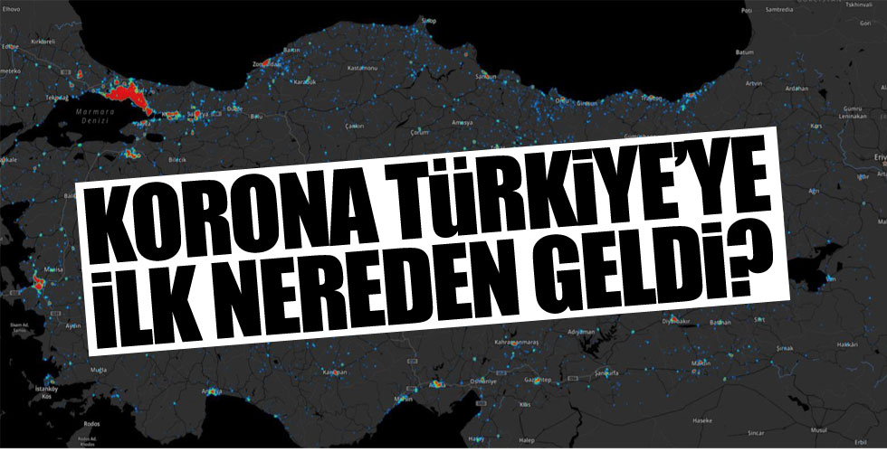 Koronavirüs Türkiye'ye ilk olarak nerden geldi?