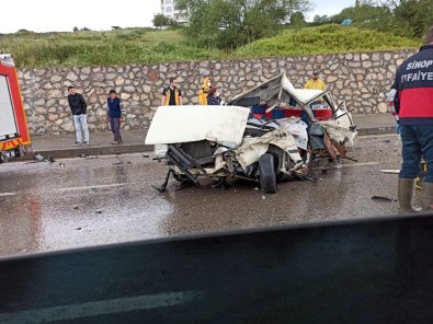 Sinop'ta Trafik Kazası Açıklaması 1 Ölü