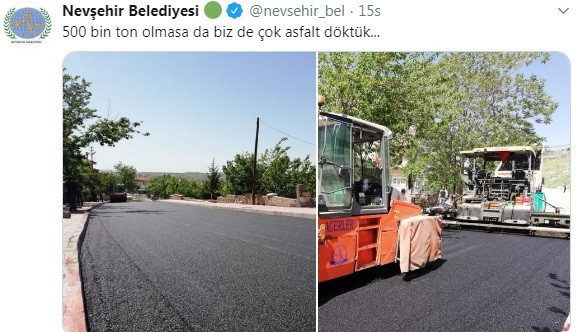 Nevşehir Belediyesi'nden Ekrem İmamoğlu'na olay gönderme