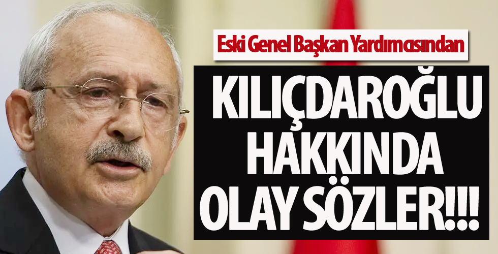 Eski CHP'li isimden çok çarpıcı ifadeler...