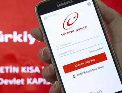O işlem artık E-Devlet'ten yapılacak!