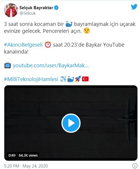 Selçuk Bayraktar'dan heyecanlandıran paylaşım!