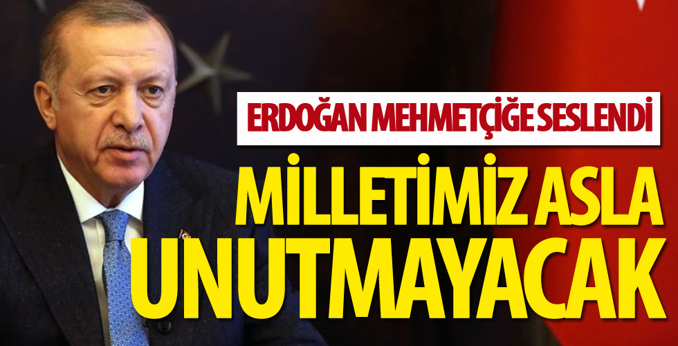 Cumhurbaşkanı Erdoğan, Mehmetçiğin bayramını kutladı