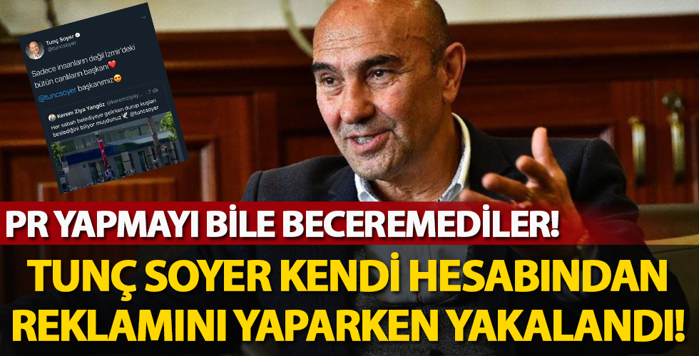 Troll Twitter hesabından kendi reklamını yapmaya çalışan Tunç Soyer fena yakalandı!