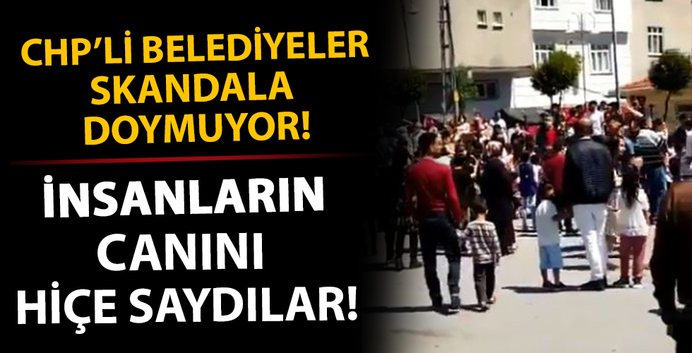 CHP'li belediye öyle bir şey yaptı ki...Çocukların canını hiçe saydılar!