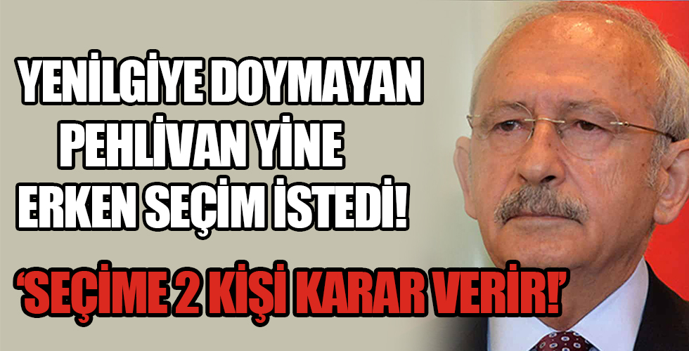 Kemal Kılıçdaroğlu: Seçime gidip gitmeyeceğimize iki kişi karar verir