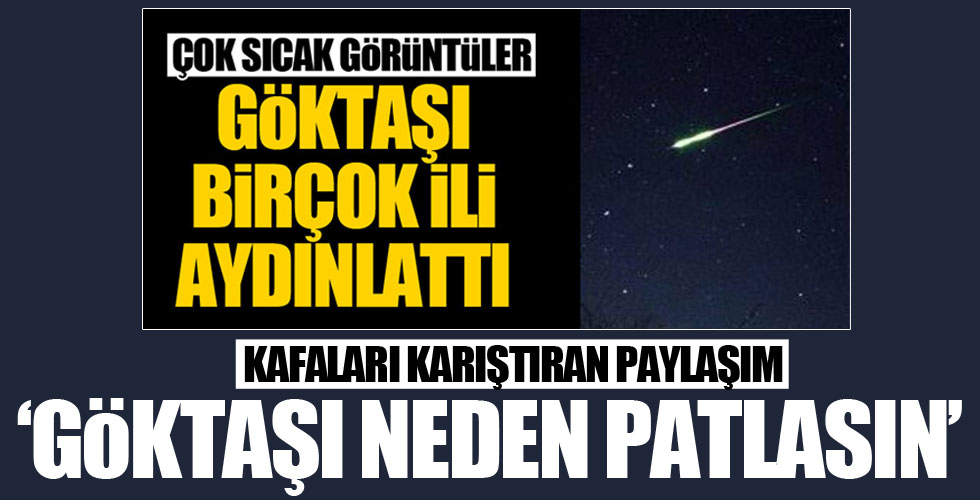 Abdullah Ağar'dan göktaşıyla ilgili açıklama!