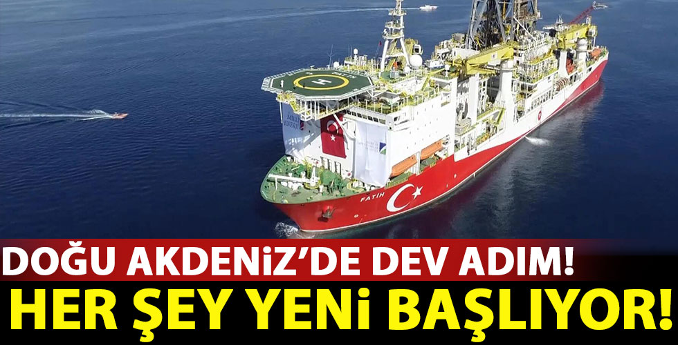 Doğu Akdeniz'de Türkiye'den dev adım!