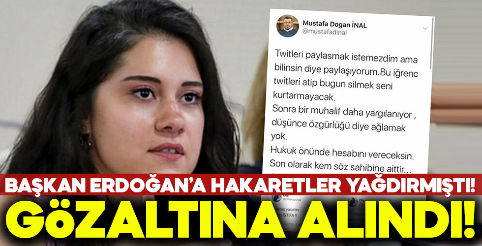 Erdoğan'a hakaret eden CHP'li gözaltına alındı!
