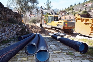 Kavaklıdere Kanalizasyon Çalışmalarında Sona Yaklaşıldı