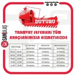 Samsun'da Tramvay Seferlerinde 'Normalleşme'