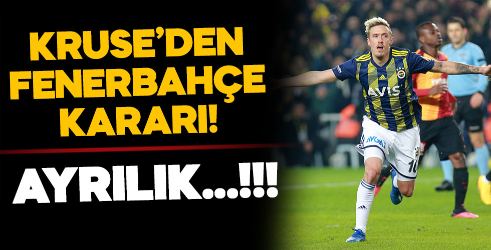 Fenerbahçe'den Max Kruse kararı!