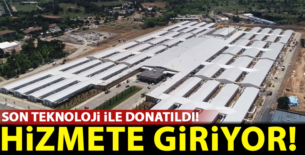 Salgın Hastanesi yarın açılıyor!