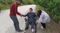 Gurbetçi Vatandaştan Engelli Yusuf'a Tekerlekli Sandalye Haberi