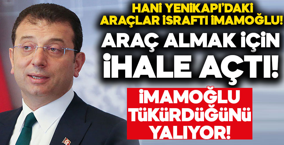 İmamoğlu 157 araç için yeni ihale açtı