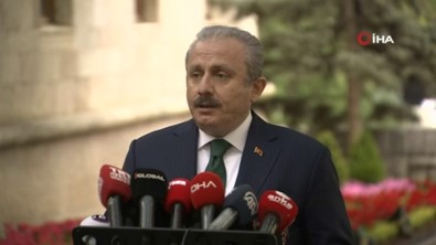 TBMM Başkanı Şentop Cuma Namazını Hacı Bayram-I Veli Camii'nde Kıldı