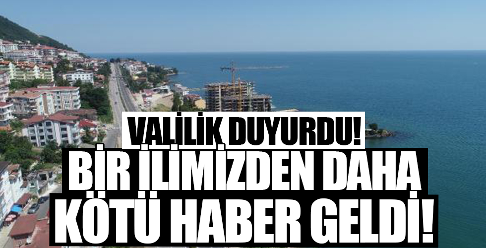 Validen açıklama geldi! Bir kentimizde daha korkutan haber...